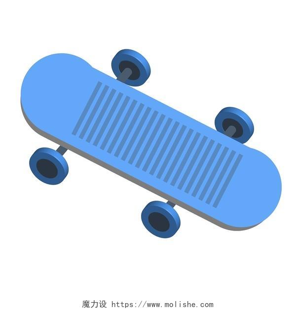 滑板车蓝色滑板车学生娱乐JPG素材轮滑